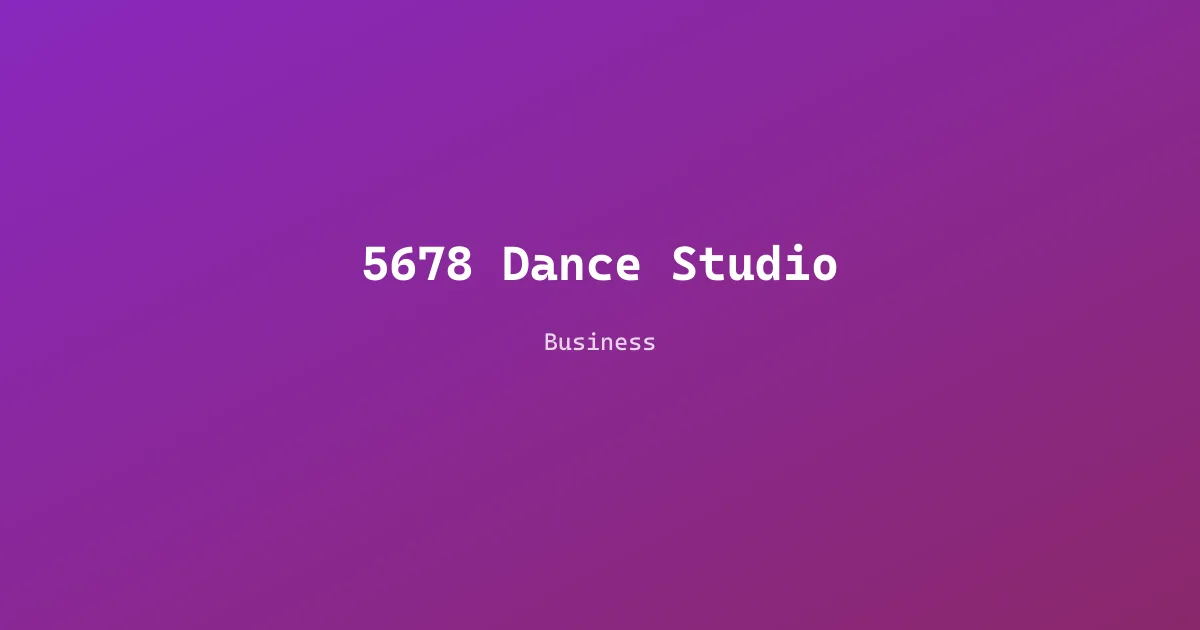 5678 Dance Studio