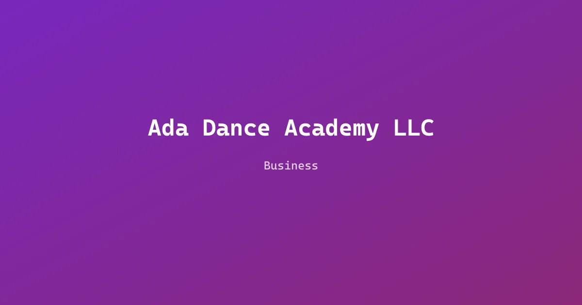 Ada Dance Academy LLC