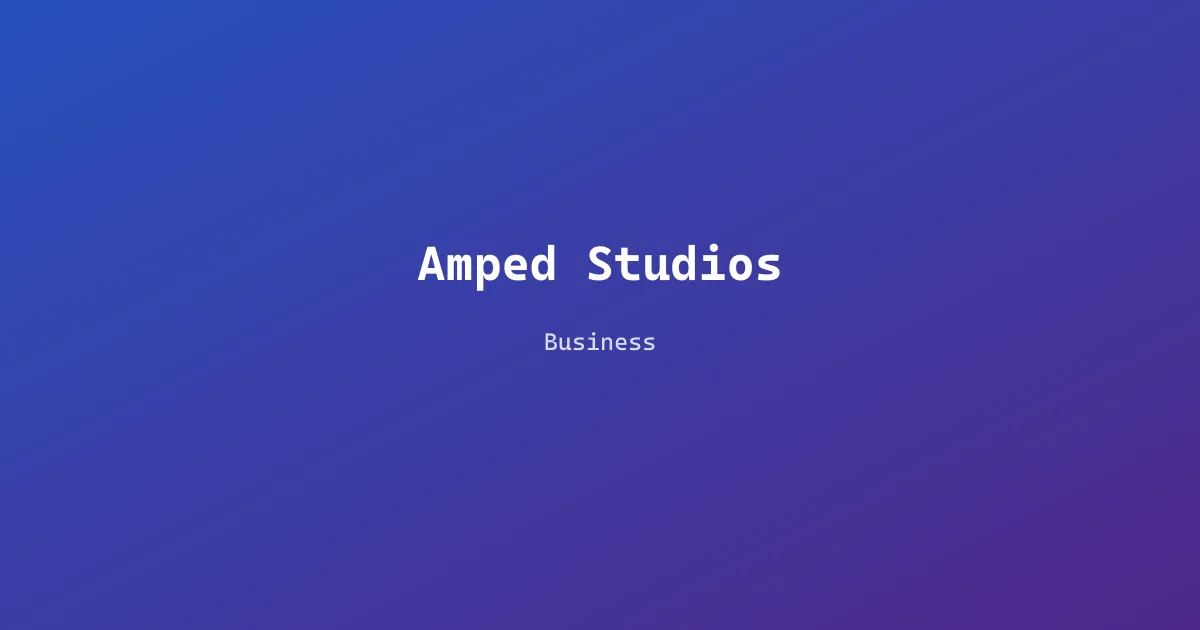 Amped Studios