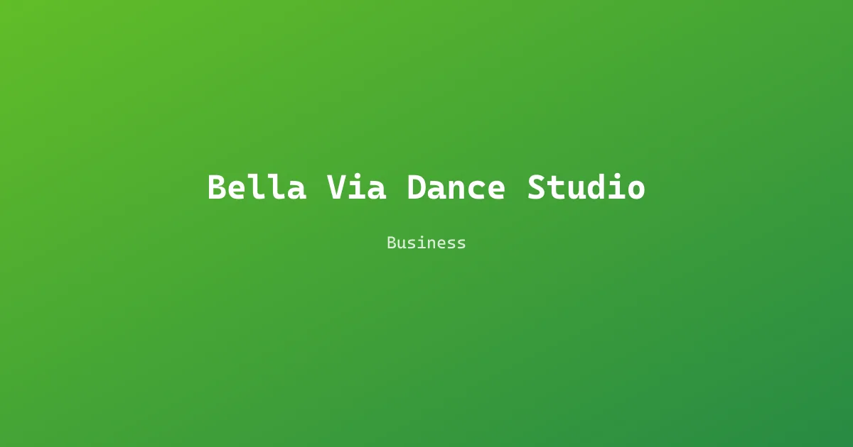 Bella Via Dance Studio