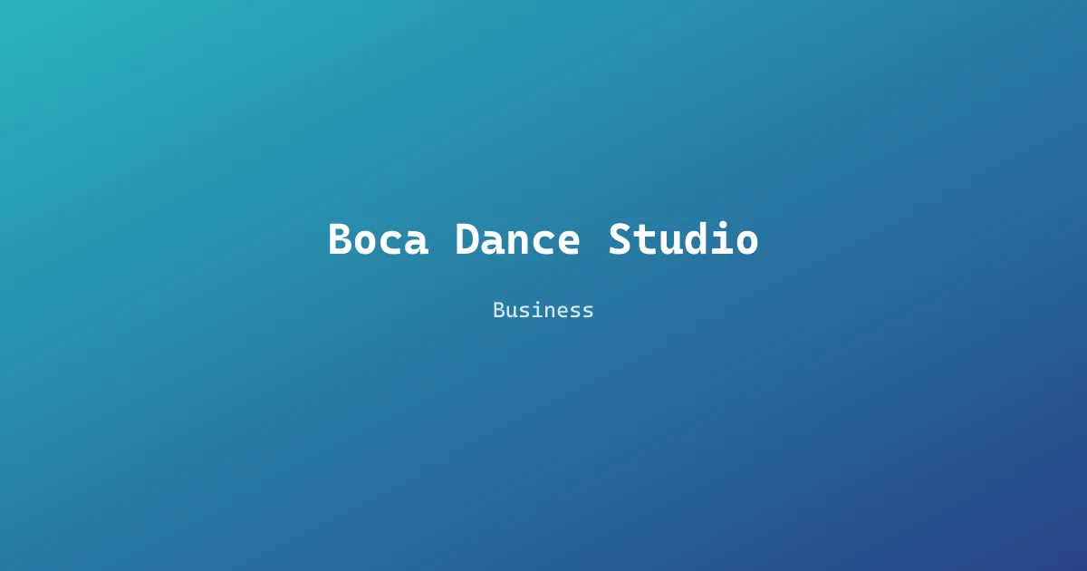 Boca Dance Studio