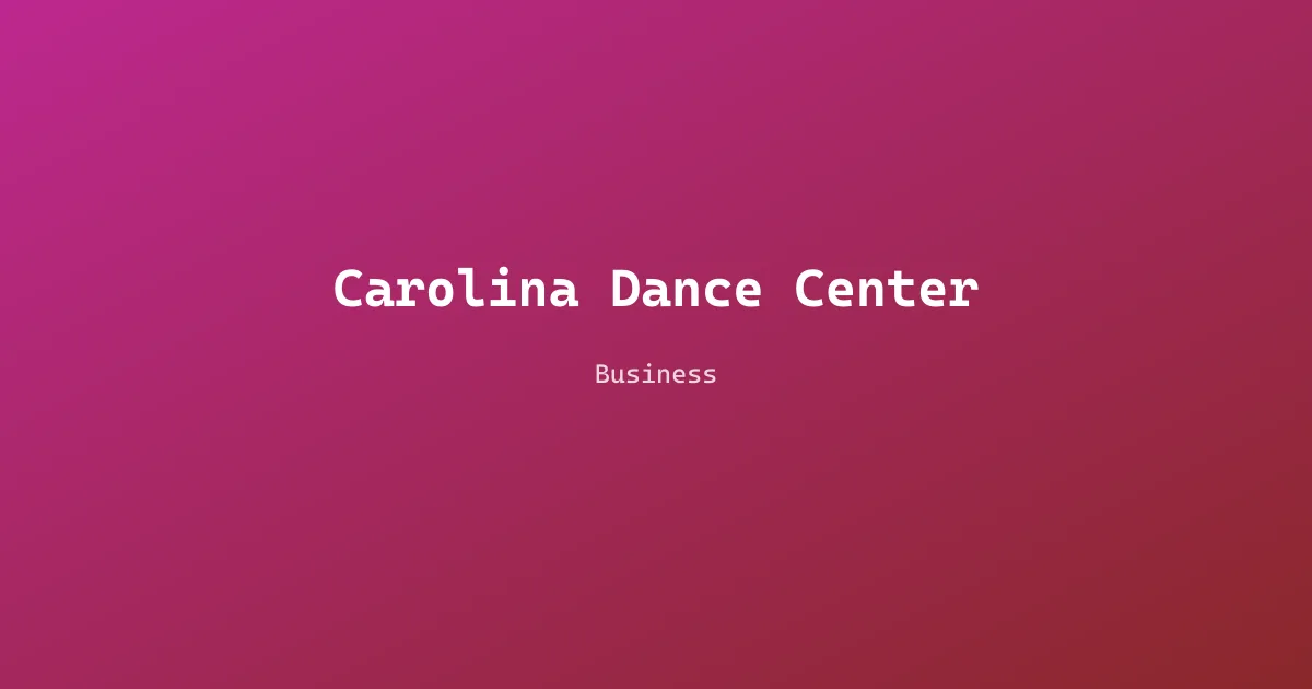 Carolina Dance Center