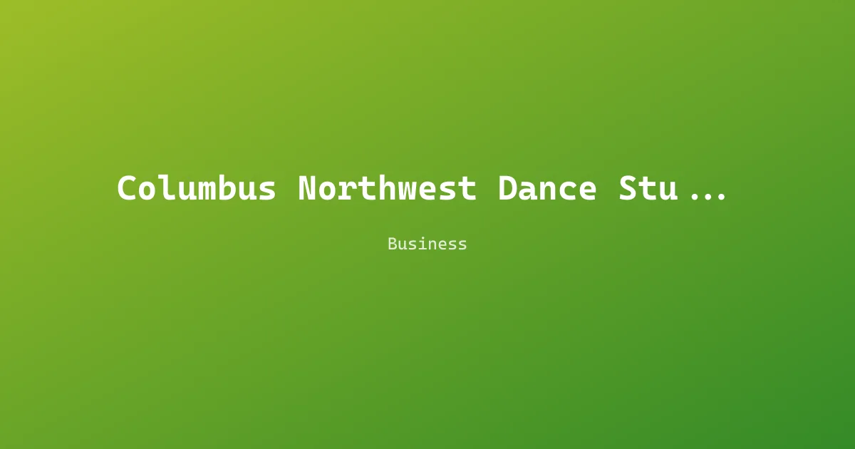Columbus Northwest Dance Studio
