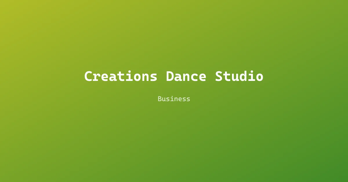 Creations Dance Studio