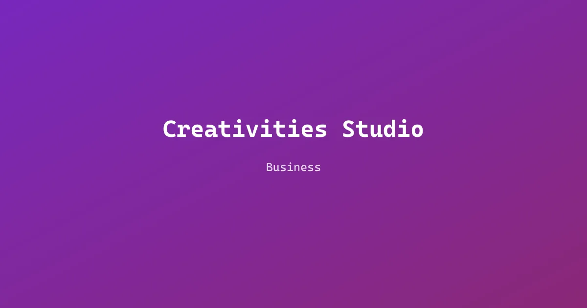 Creativities Studio