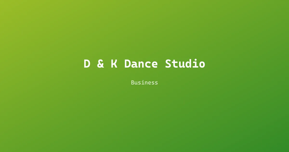 D & K Dance Studio