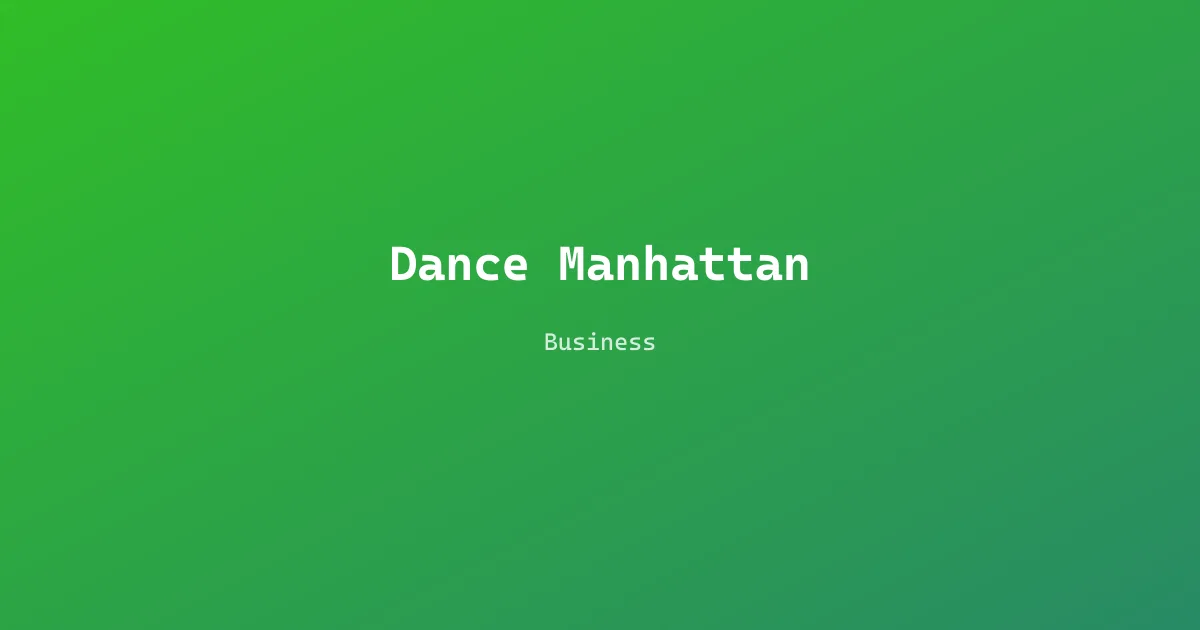 Dance Manhattan