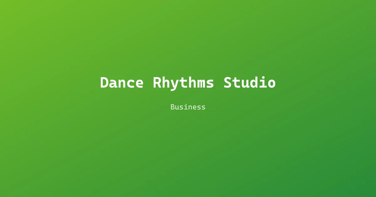 Dance Rhythms Studio