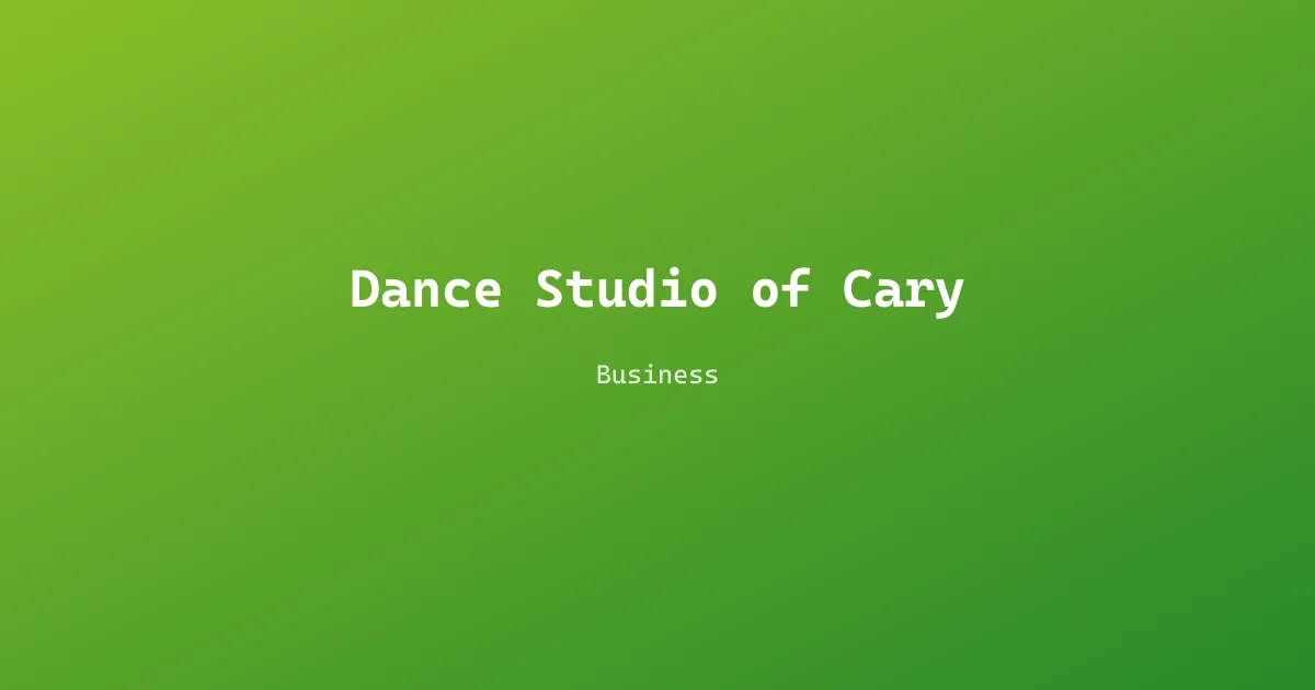 Dance Studio of Cary