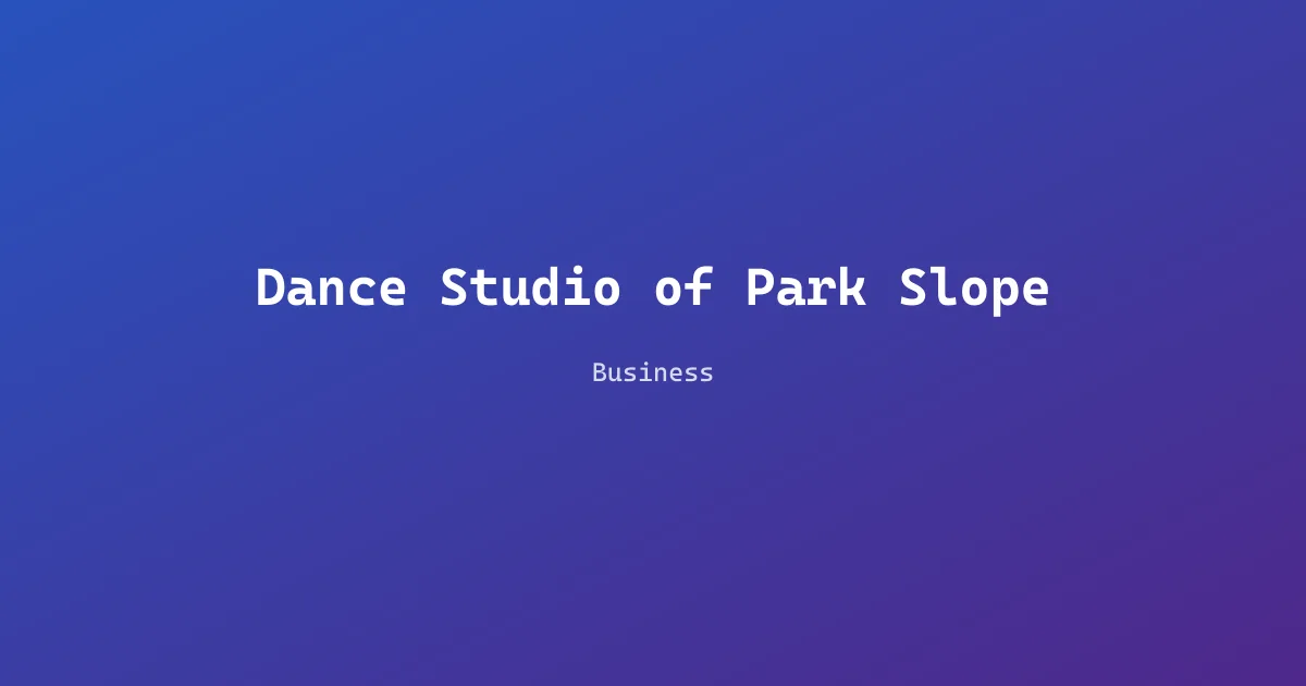 Dance Studio of Park Slope