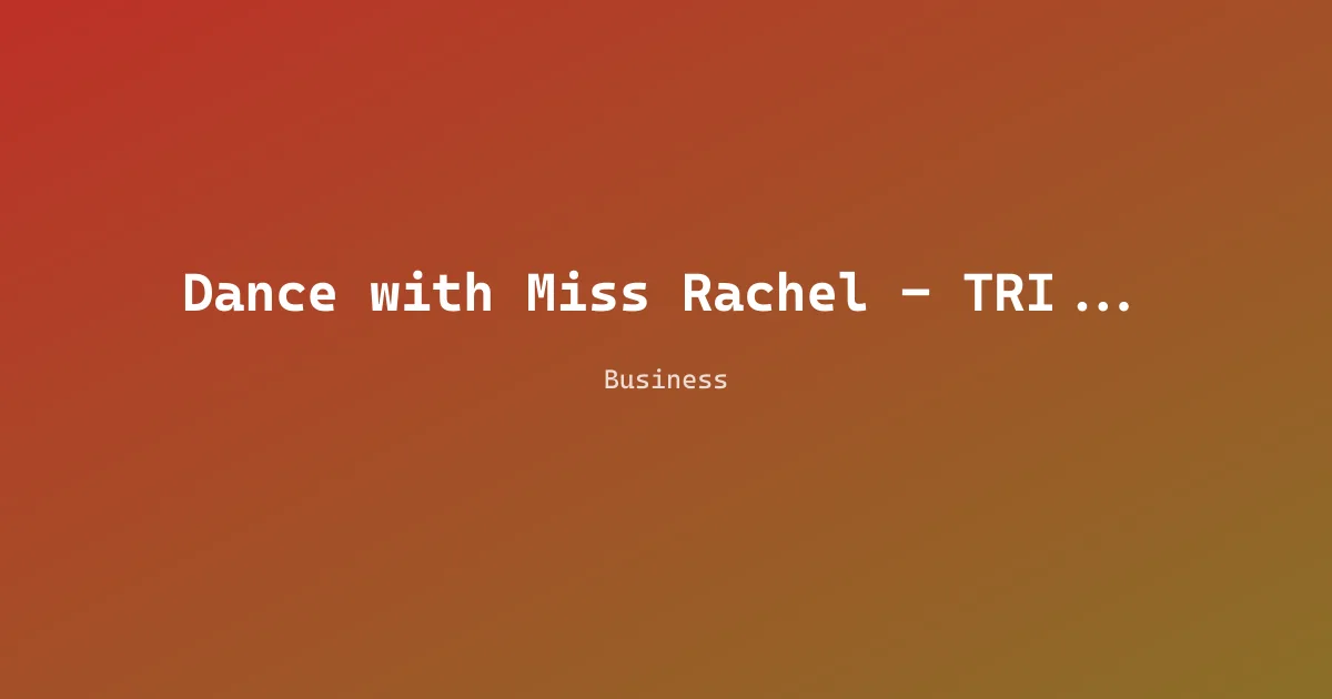 Dance with Miss Rachel - TRIBECA