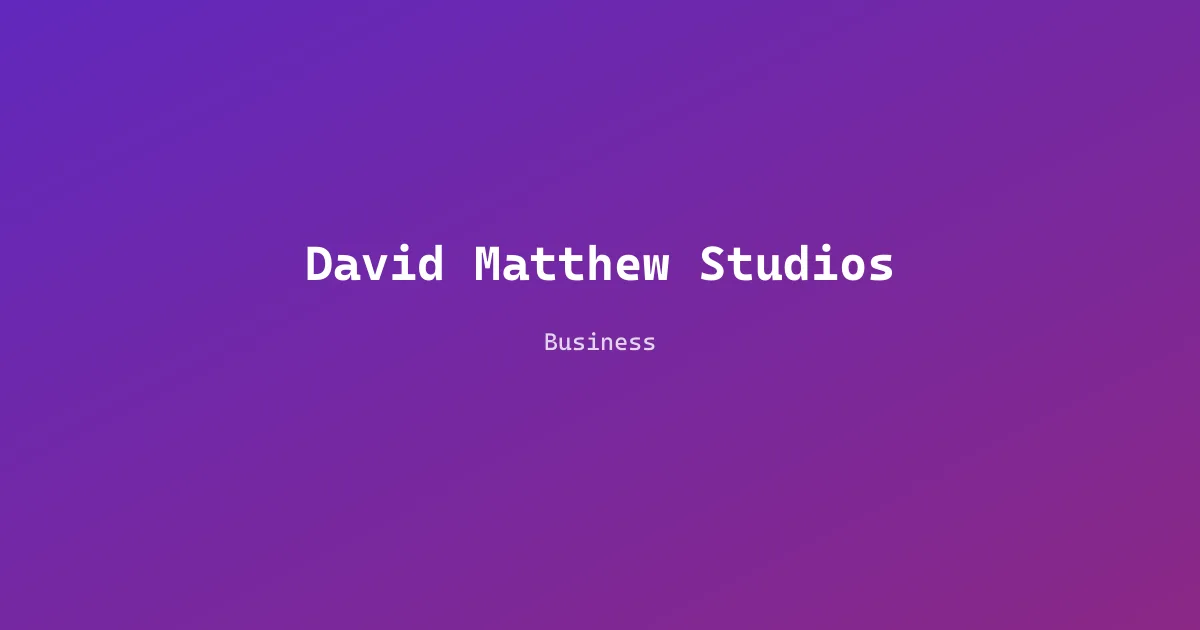 David Matthew Studios