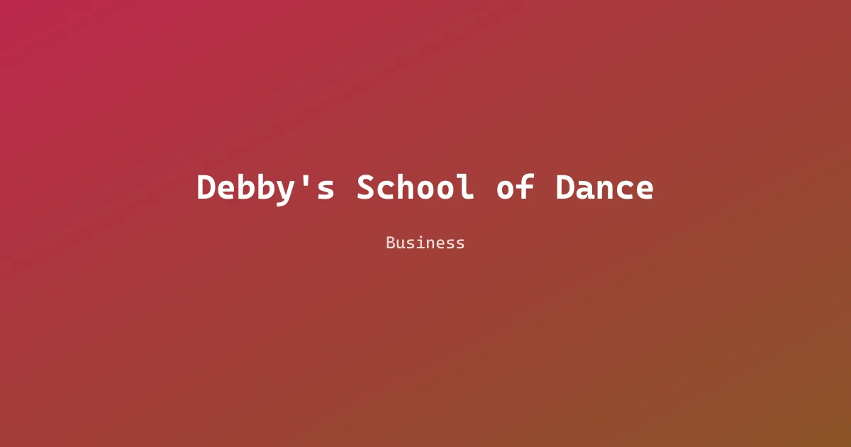 Debby's School of Dance