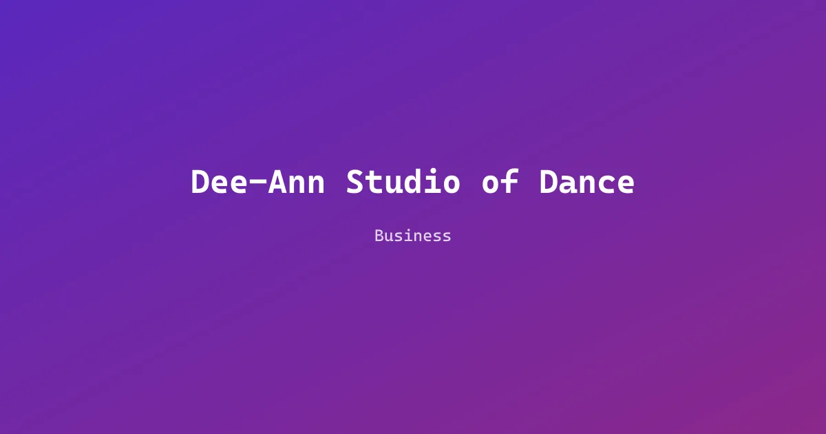 Dee-Ann Studio of Dance