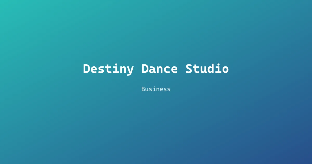 Destiny Dance Studio