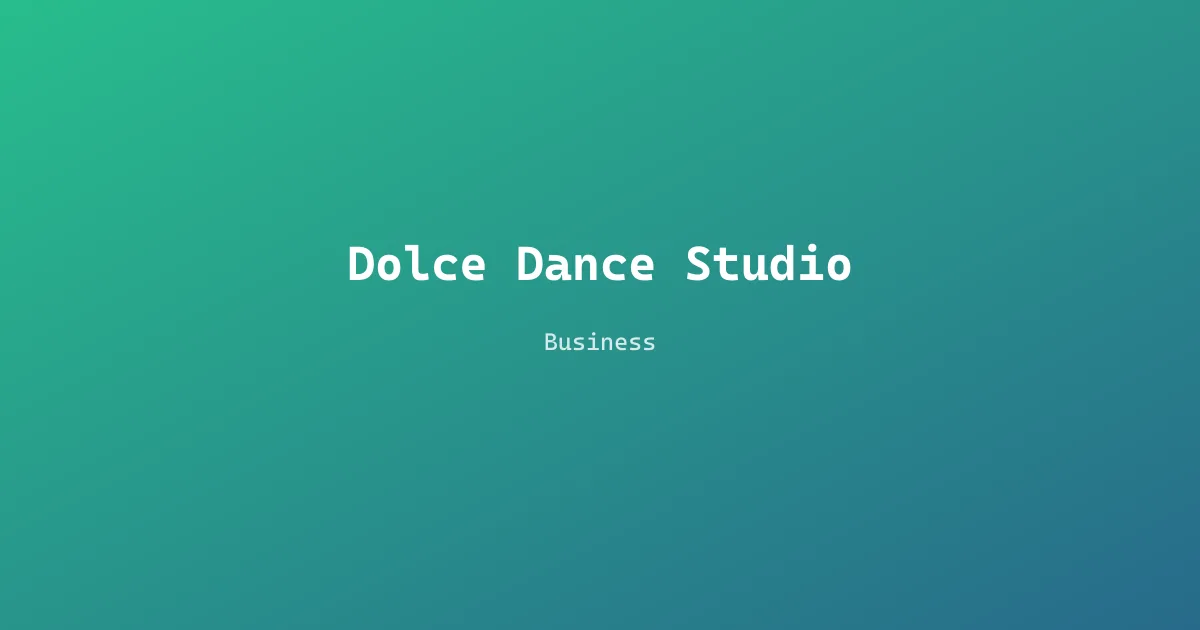 Dolce Dance Studio