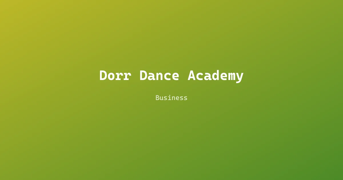 Dorr Dance Academy