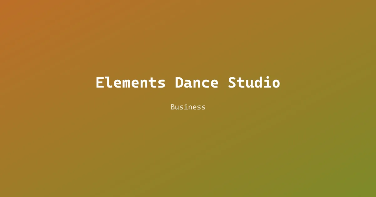 Elements Dance Studio