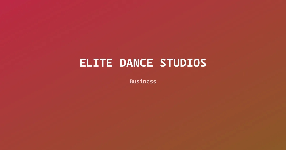 ELITE DANCE STUDIOS