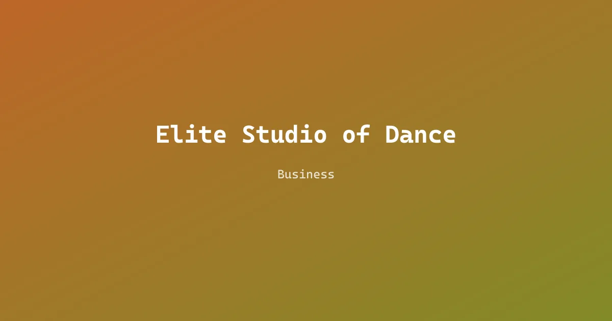 Elite Studio of Dance
