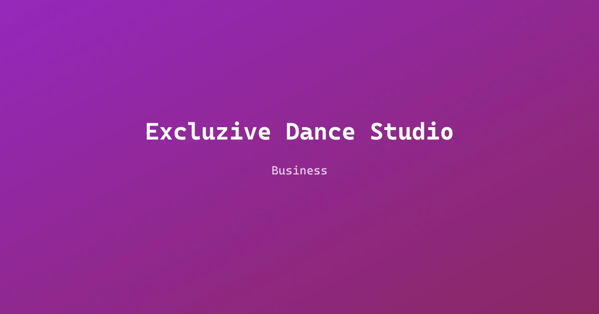 Excluzive Dance Studio