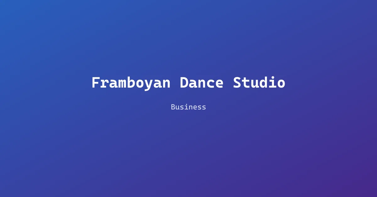 Framboyan Dance Studio