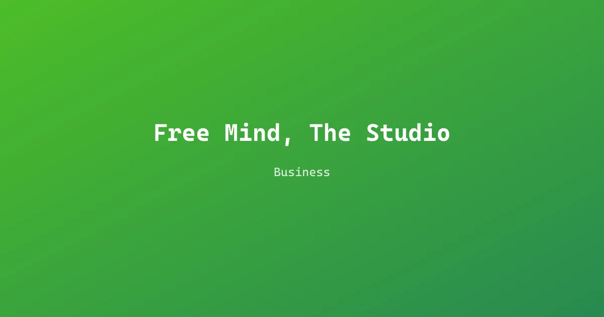 Free Mind, The Studio