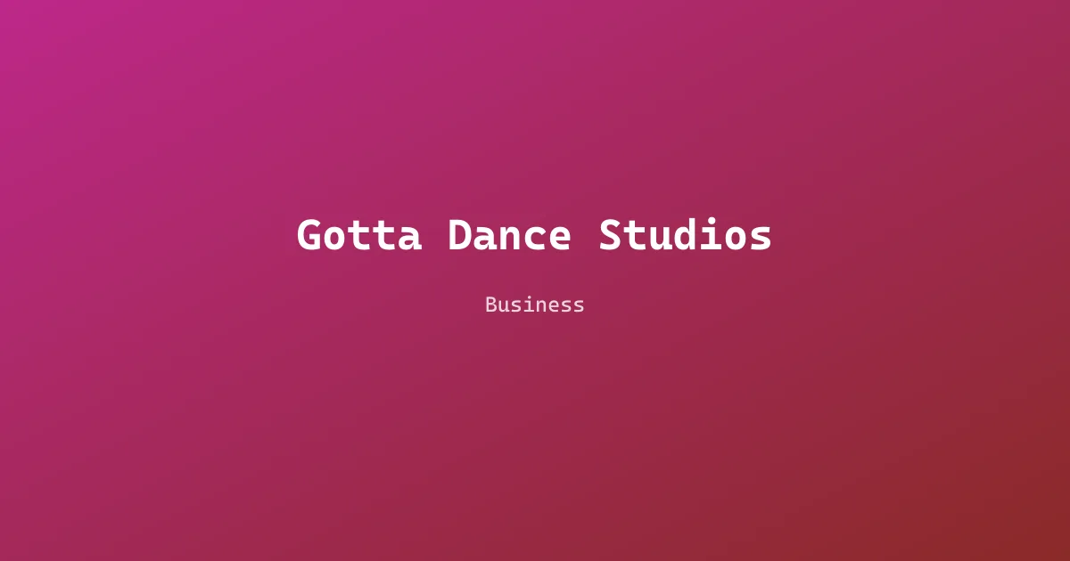 Gotta Dance Studios
