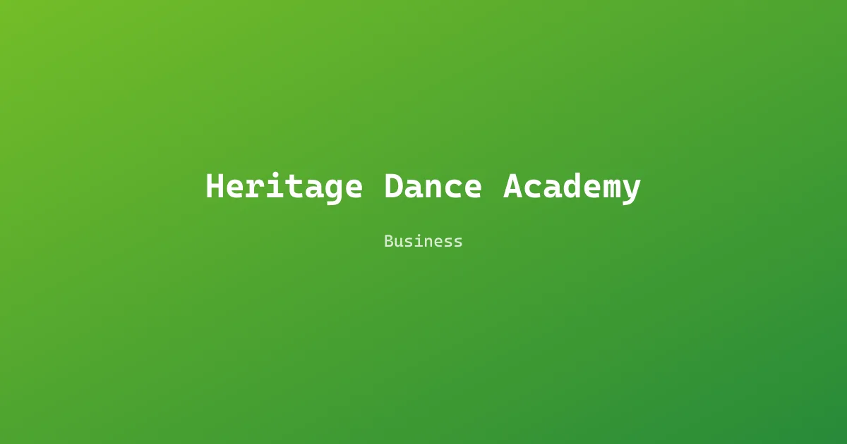 Heritage Dance Academy
