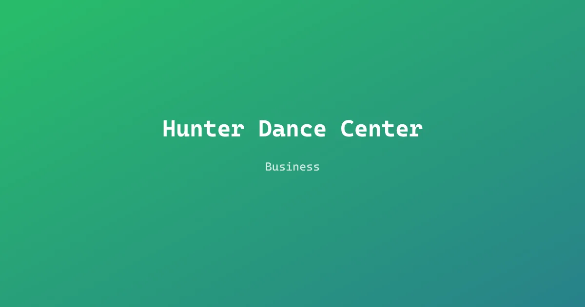 Hunter Dance Center