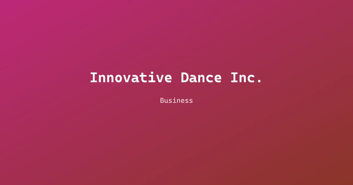 Innovative Dance Inc.