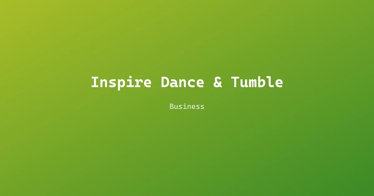 Inspire Dance & Tumble