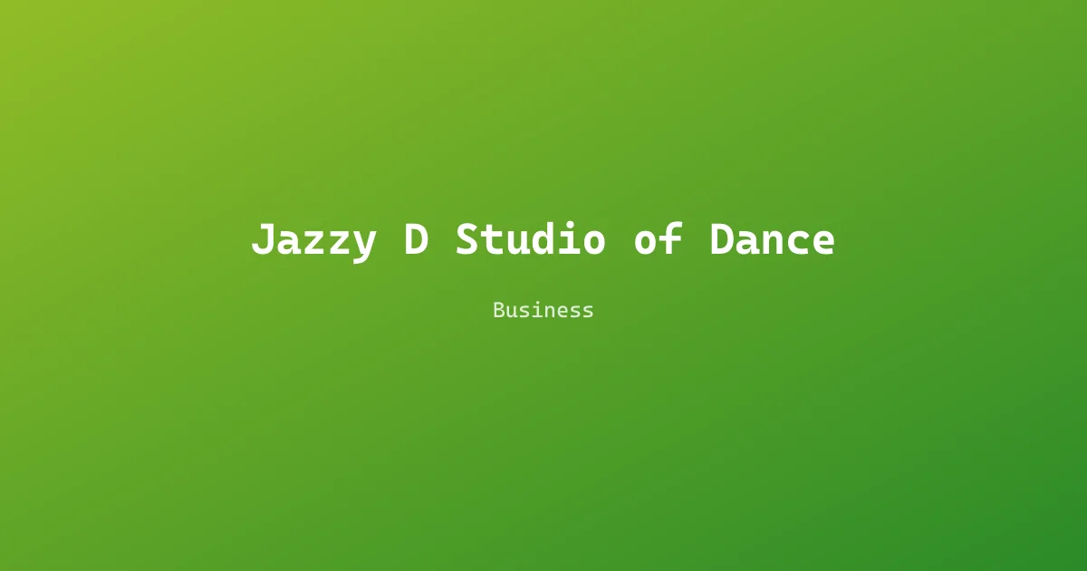 Jazzy D Studio of Dance