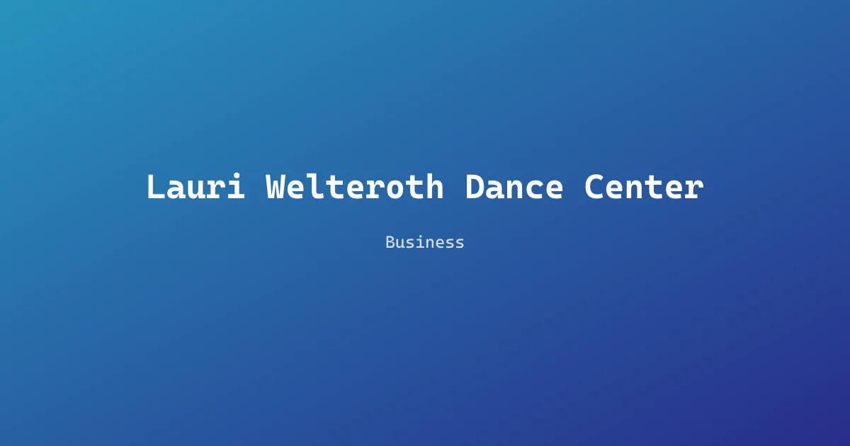 Lauri Welteroth Dance Center