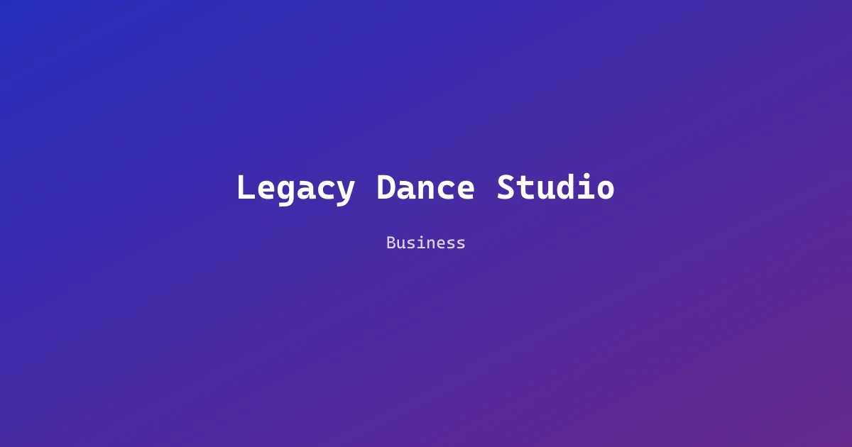 Legacy Dance Studio