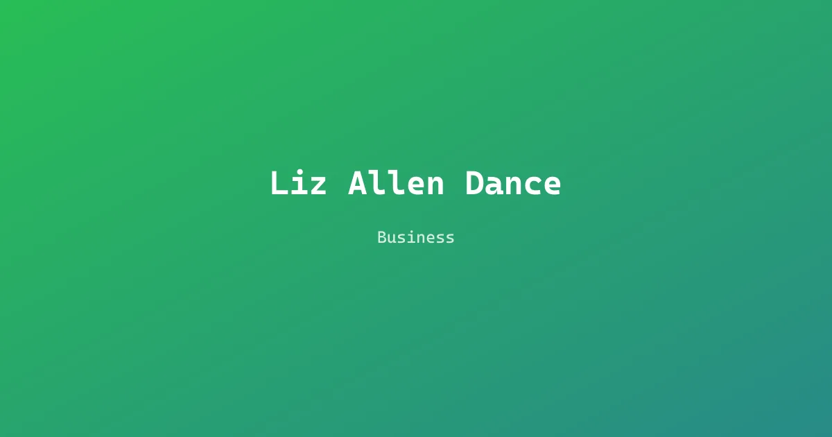 Liz Allen Dance