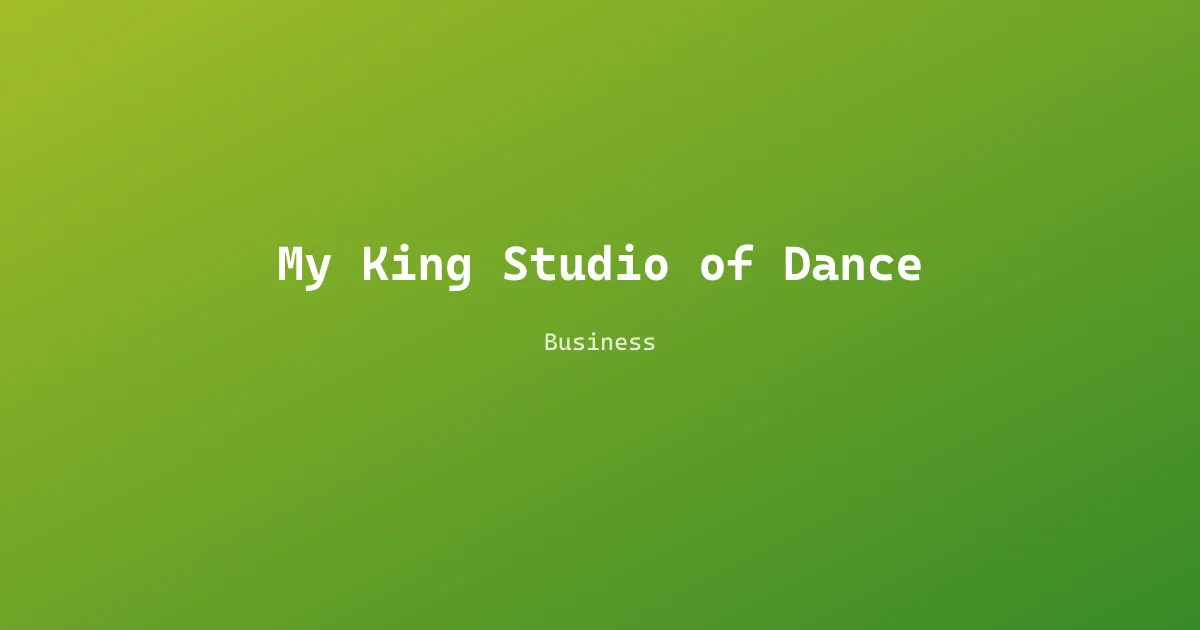 My King Studio of Dance