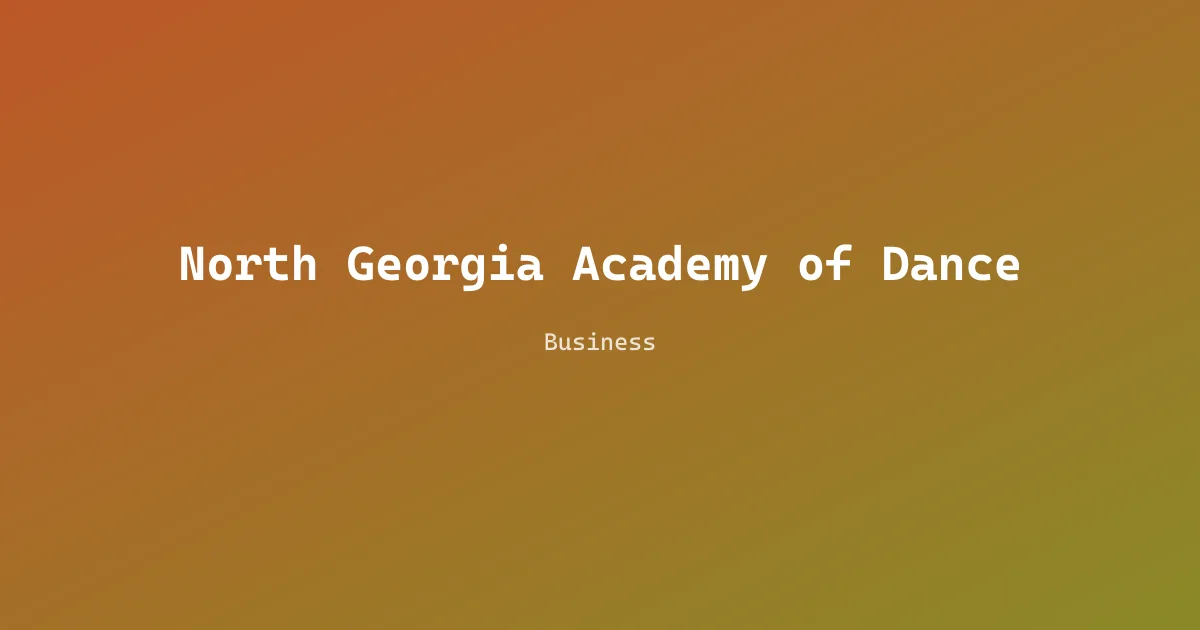 North Georgia Academy of Dance