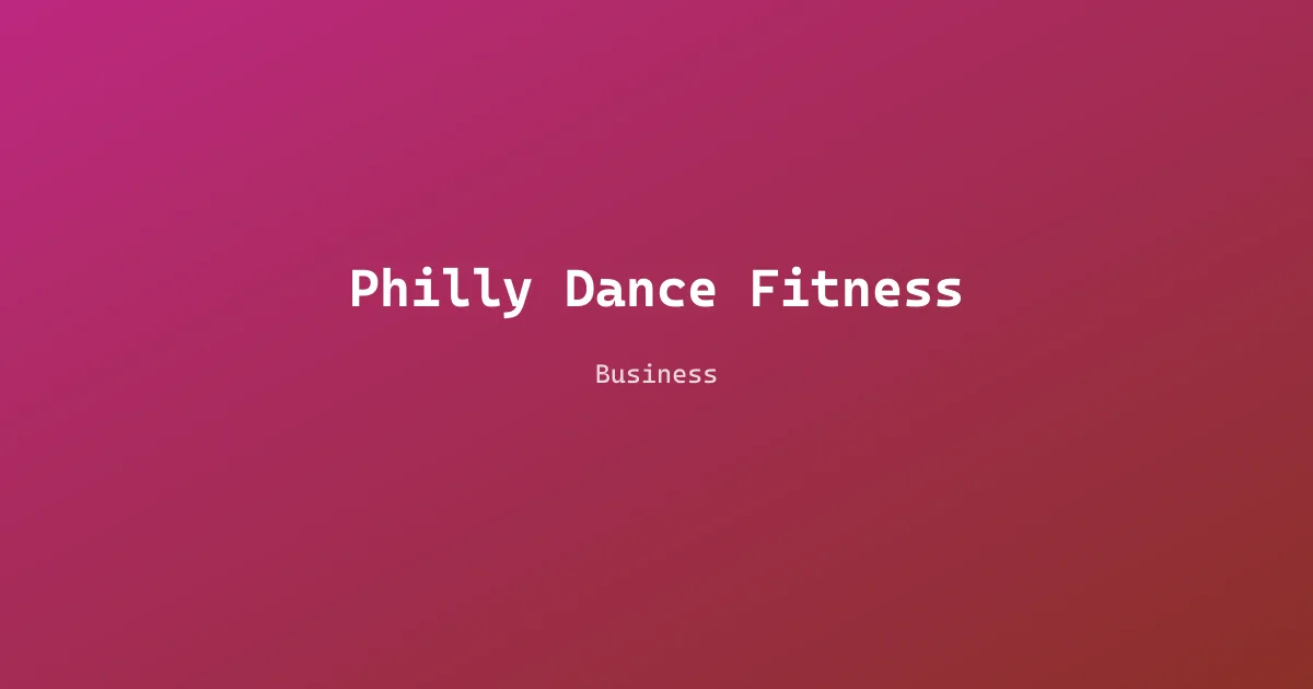 Philly Dance Fitness