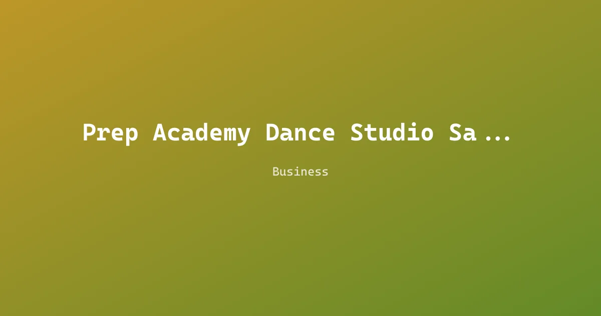 Prep Academy Dance Studio San Angelo
