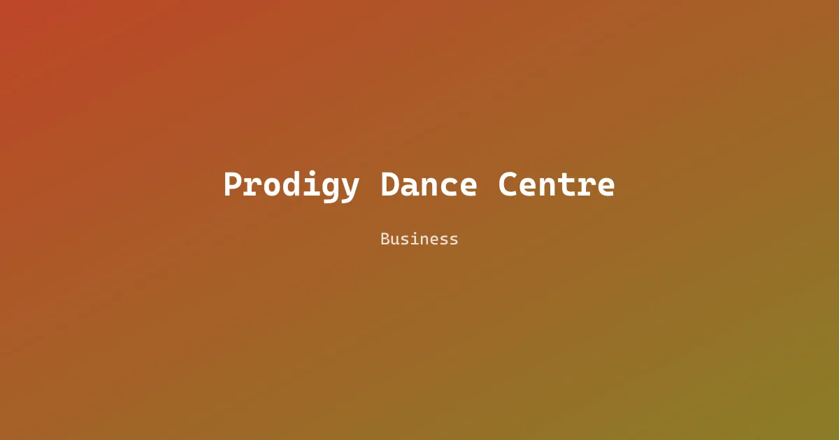 Prodigy Dance Centre