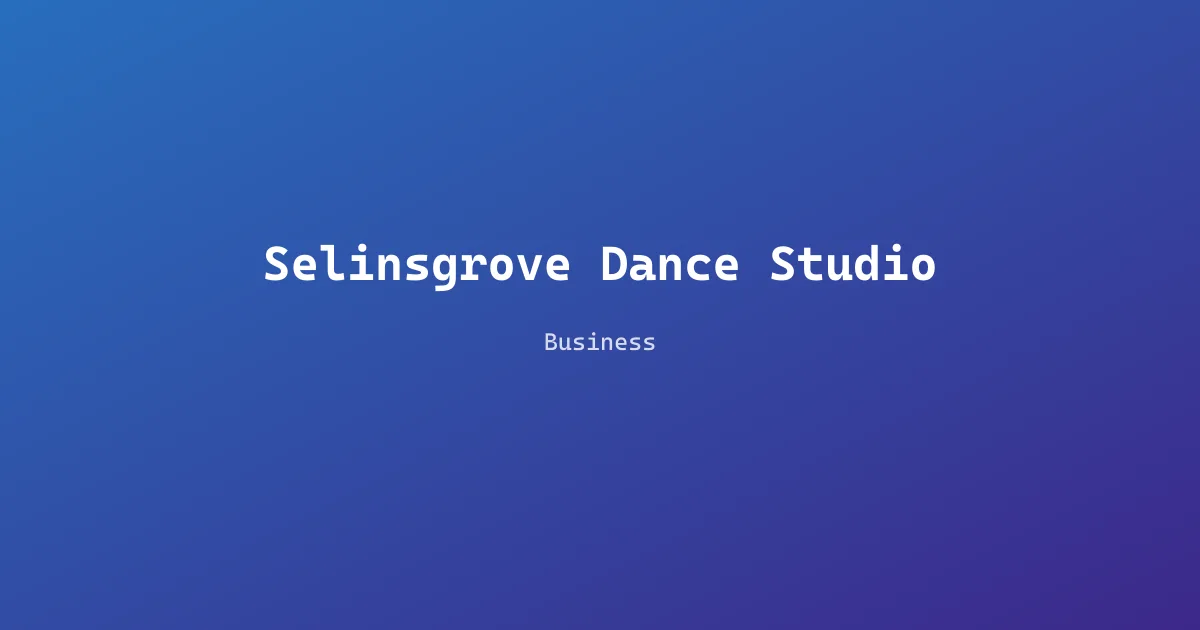 Selinsgrove Dance Studio