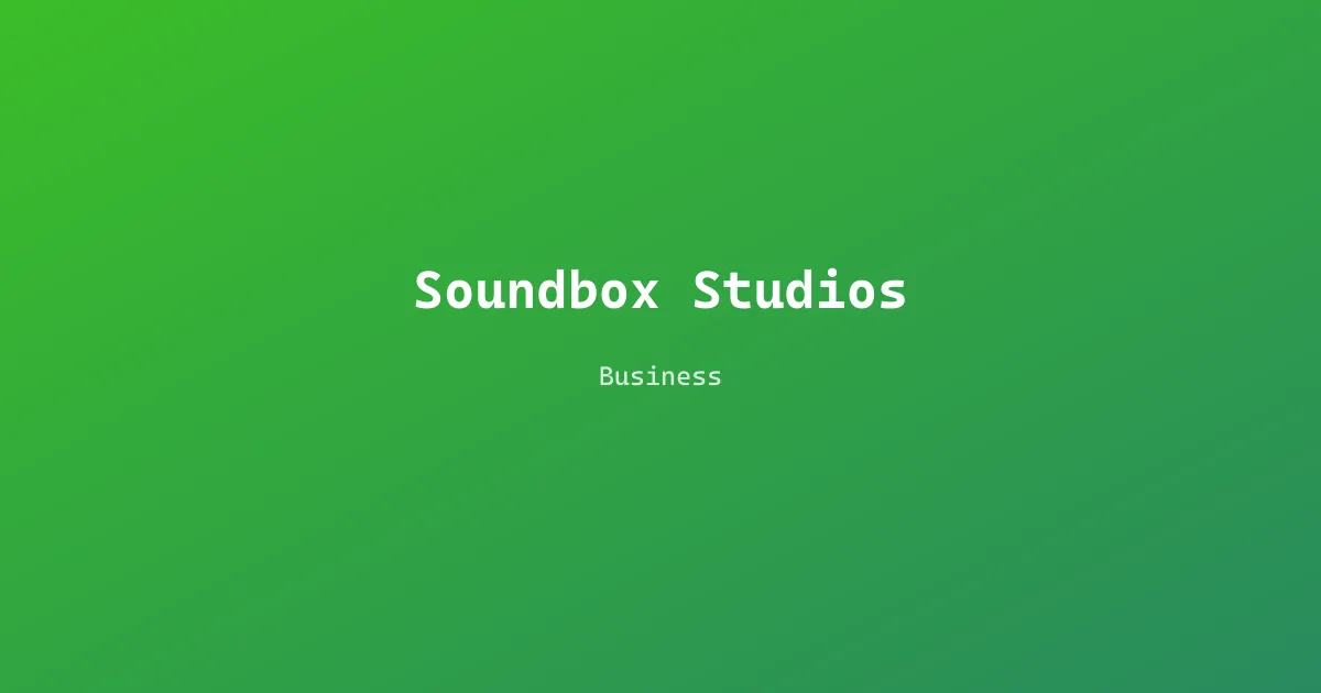 Soundbox Studios