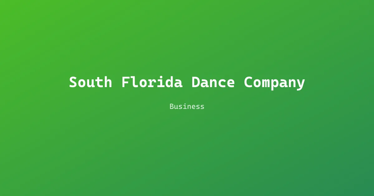 South Florida Dance Company