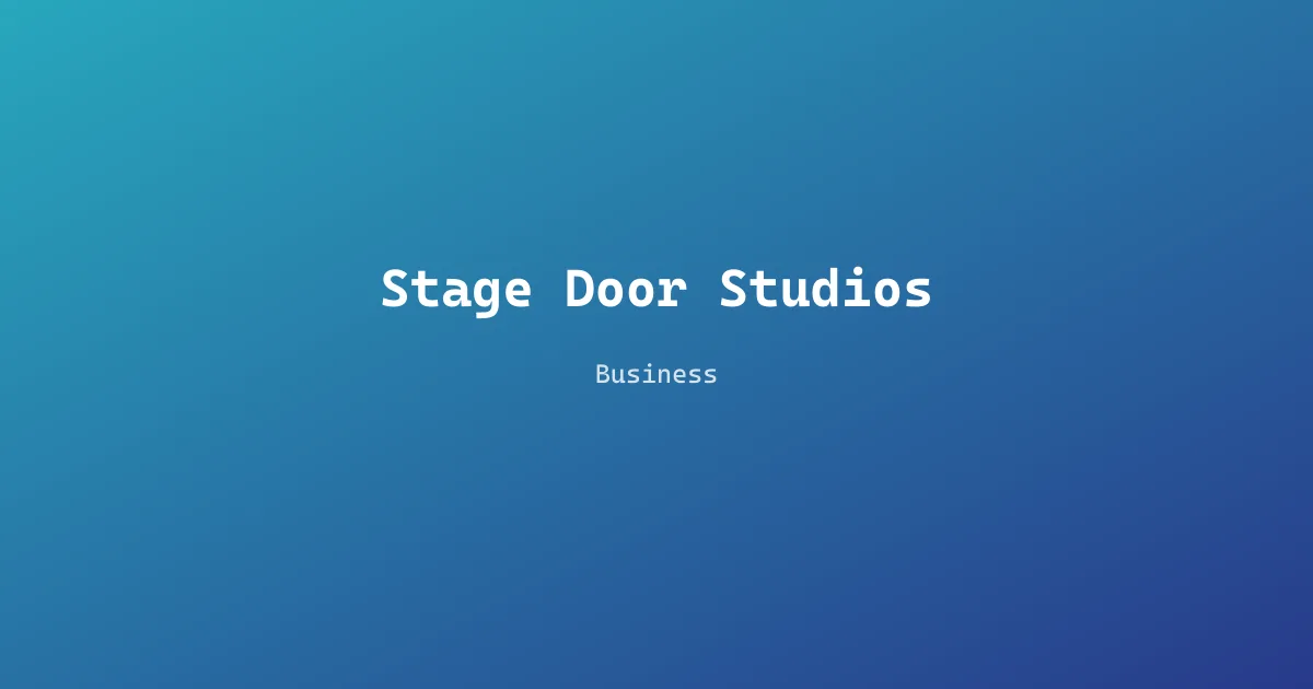 Stage Door Studios