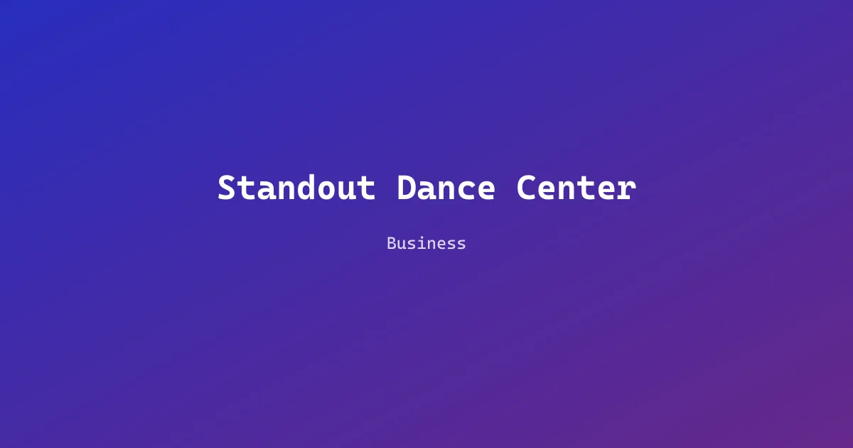 Standout Dance Center