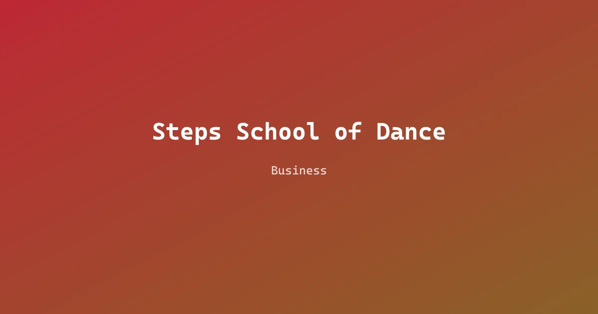 Steps School of Dance