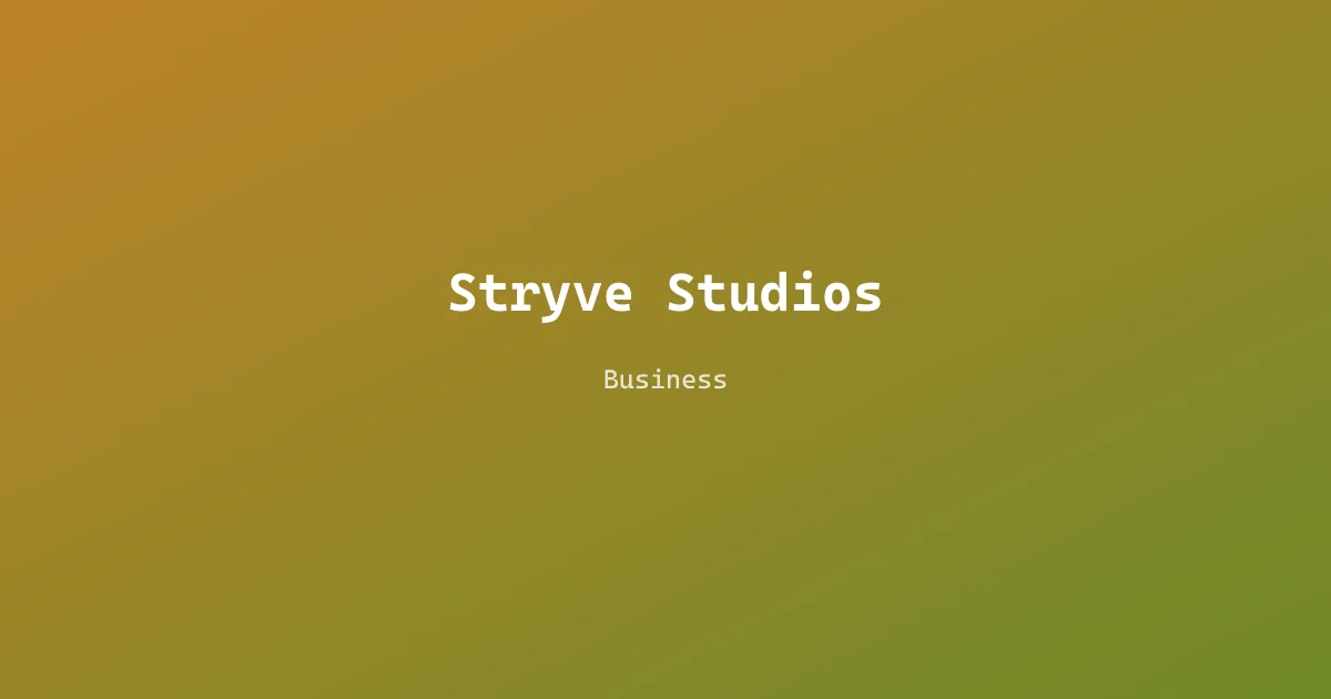 Stryve Studios