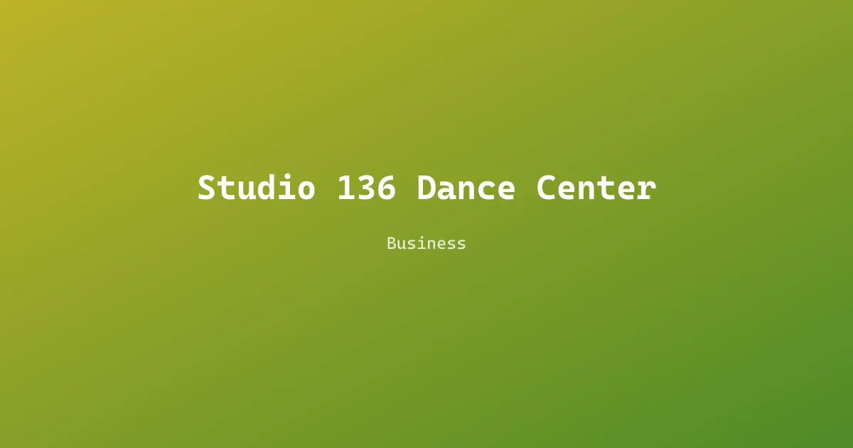 Studio 136 Dance Center
