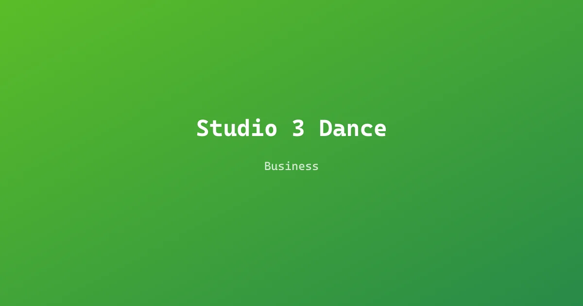 Studio 3 Dance